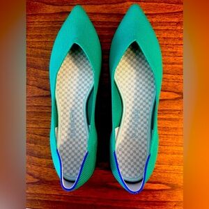 Rothy’s The Point - Size 11 - Green - LIKE NEW!!